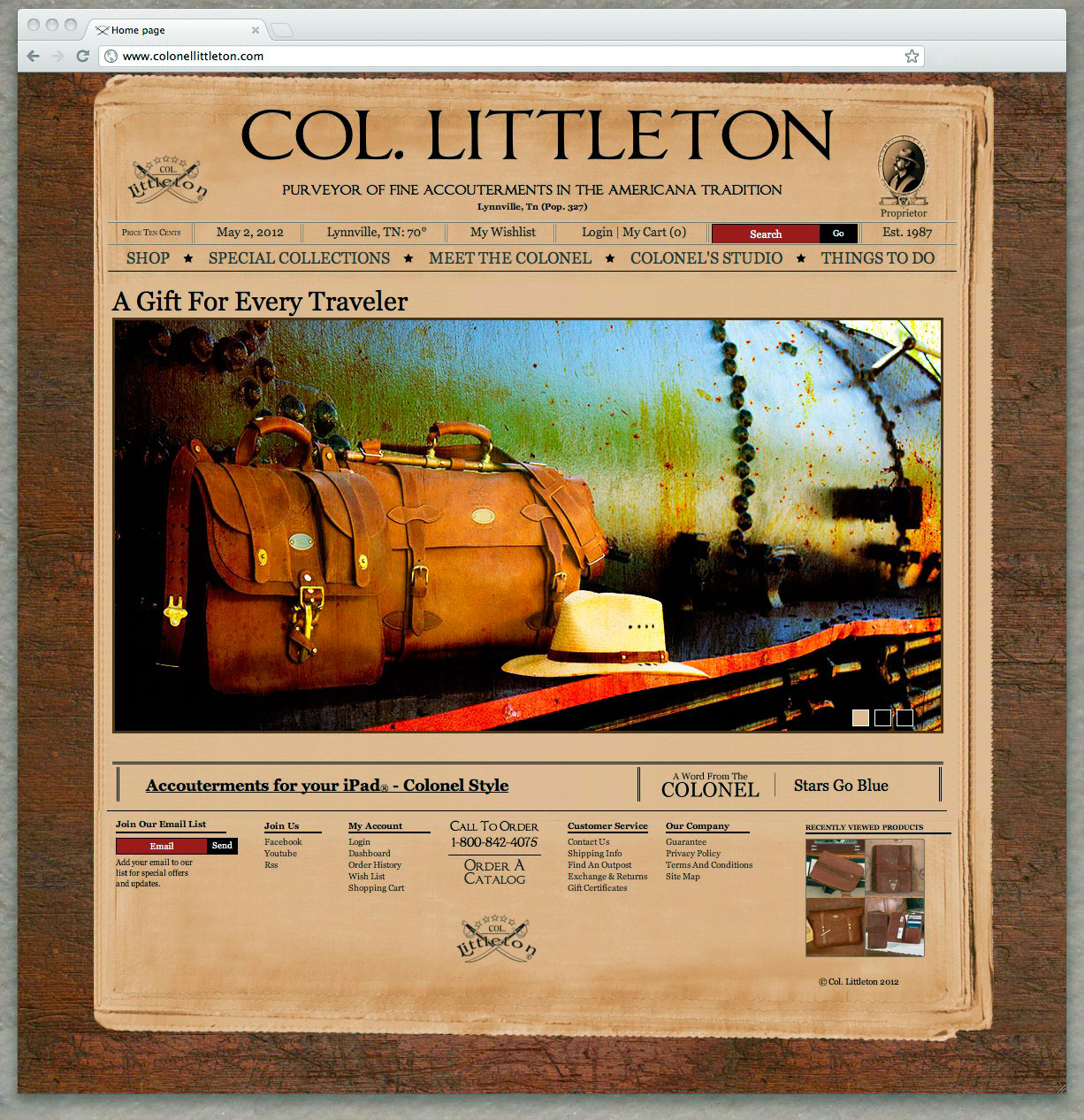 Col. Littleton Homepage